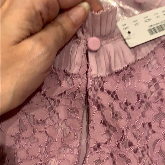J crew nwt lilac lace top size small - Picture 5 of 5